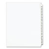 AVE01338 - Preprinted Legal Exhibit Side Tab Index Dividers, Avery Style, 25-Tab, 201 to 225, 11 x 8.5, White, 1 Set, (1338)