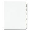 AVE01340 - Preprinted Legal Exhibit Side Tab Index Dividers, Avery Style, 25-Tab, 251 to 275, 11 x 8.5, White, 1 Set, (1340)