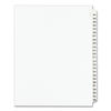 AVE01342 - Preprinted Legal Exhibit Side Tab Index Dividers, Avery Style, 25-Tab, 301 to 325, 11 x 8.5, White, 1 Set, (1342)