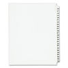 AVE01345 - Preprinted Legal Exhibit Side Tab Index Dividers, Avery Style, 25-Tab, 376 to 400, 11 x 8.5, White, 1 Set, (1345)