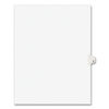 AVE01415 - Preprinted Legal Exhibit Side Tab Index Dividers, Avery Style, 26-Tab, O, 11 x 8.5, White, 25/Pack, (1415)