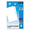 AVE11371 - Preprinted Legal Exhibit Side Tab Index Dividers, Avery Style, 26-Tab, 1 to 25, 14 x 8.5, White, 1 Set