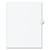 AVE11921 - Preprinted Legal Exhibit Side Tab Index Dividers, Avery Style, 10-Tab, 11, 11 x 8.5, White, 25/Pack