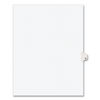 AVE11925 - Preprinted Legal Exhibit Side Tab Index Dividers, Avery Style, 10-Tab, 15, 11 x 8.5, White, 25/Pack