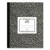 RED43475 - Composition Book, Quadrille Rule (5 sq/in), Black Marble Cover, (80) 10 x 7.88 Sheets