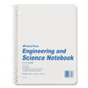 RED33610 - Engineering and Science Notebook, Quadrille Rule (10 sq/in), White Cover, (60) 11 x 8.5 Sheets