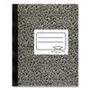 RED43481 - Composition Book, Medium/College Rule, Black Marble Cover, (80) 11 x 8.38 Sheets