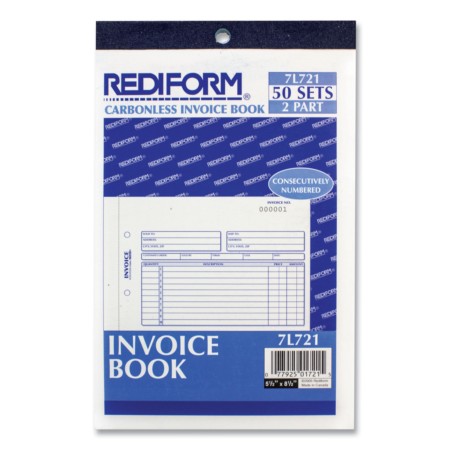 Invoice Book by Rediform® RED7L721