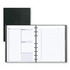 REDA29C81 - NotePro Undated Daily Planner, 9.25 x 7.25, Black Cover, Undated