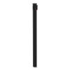 TCO11611 - Adjusta-Tape Crowd Control Posts Only, Steel, 40" High, Black, 2/Box