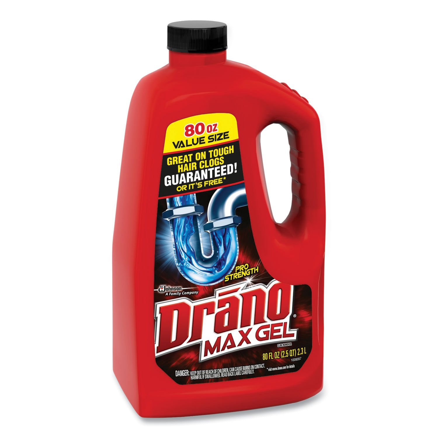 Drano Ultra Max Gel Clog Remover, 80 fl oz, 2 ct