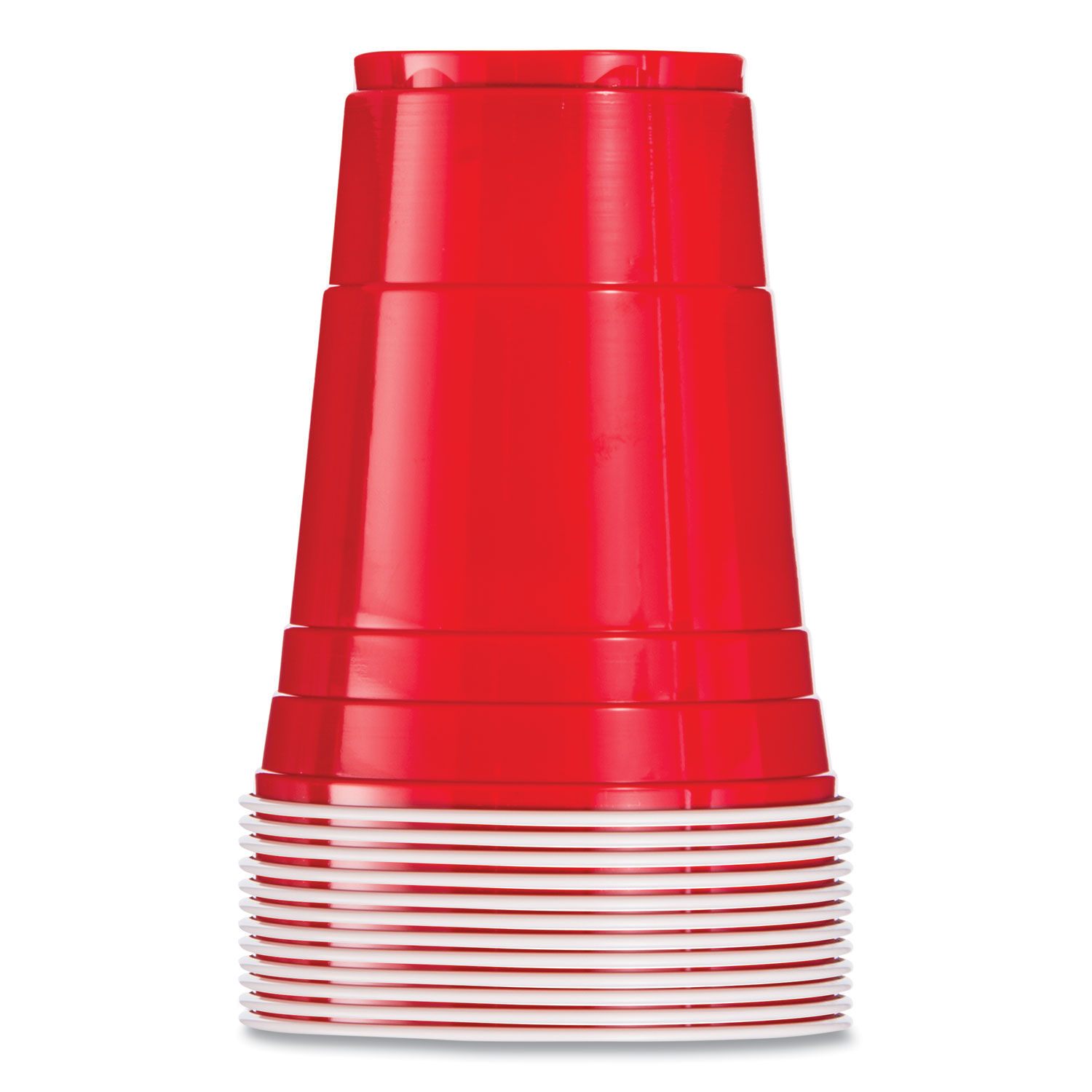 Solo Cup Plastic Cold Party Cups, Red - 50 count, 16 oz each