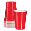 DCCP16R - SOLO Party Plastic Cold Drink Cups, 16 oz, Red, 50/Bag, 20 Bags/Carton