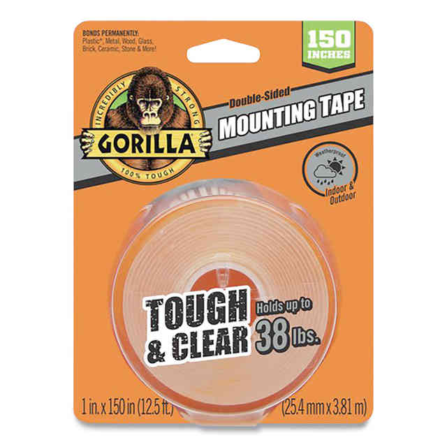 Tough & Clear Double-Sided Mounting Tape by Gorilla Glue 