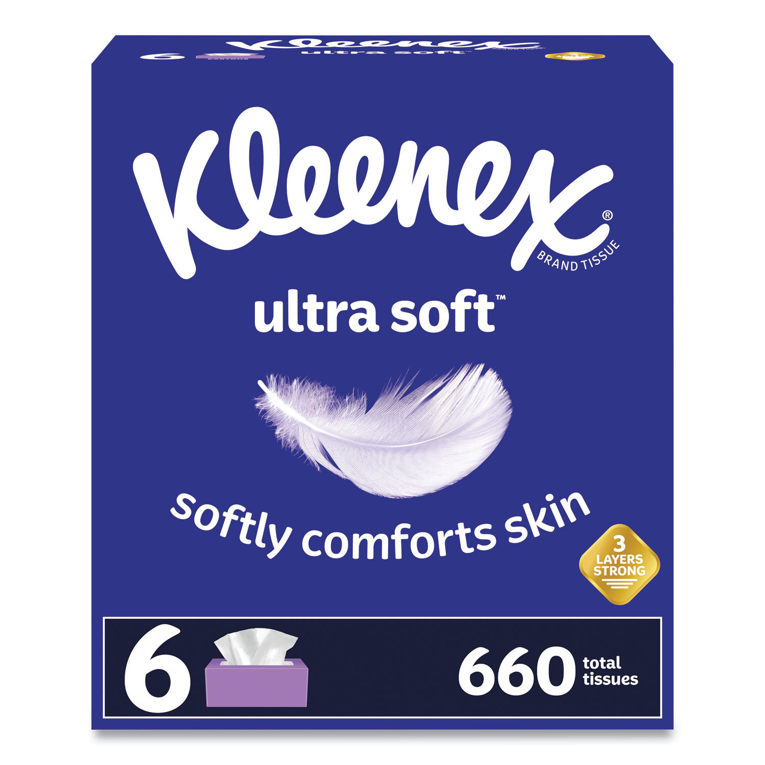 Kleenex KCC11268 Ultra Soft Hand Towels, White - 70 sheets