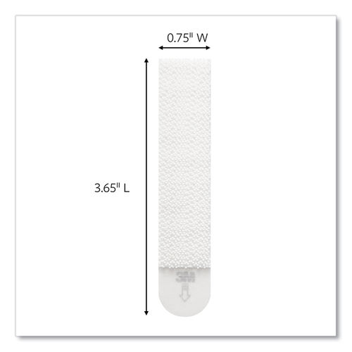 Command Picture Hanging Strips, Removable, Holds Up to 4 lbs per Pair,  Large, 0.63 x 3.63, White, 20 Pairs/Pack