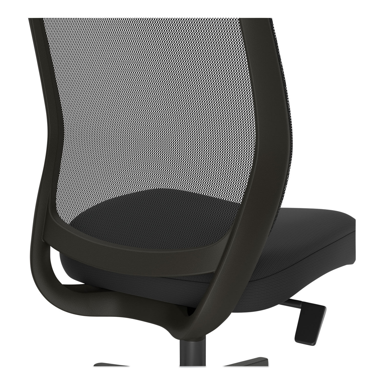 Union & Scale Essentials Mesh Back Fabric Task Chair | Supports Up to 275 lb | Black