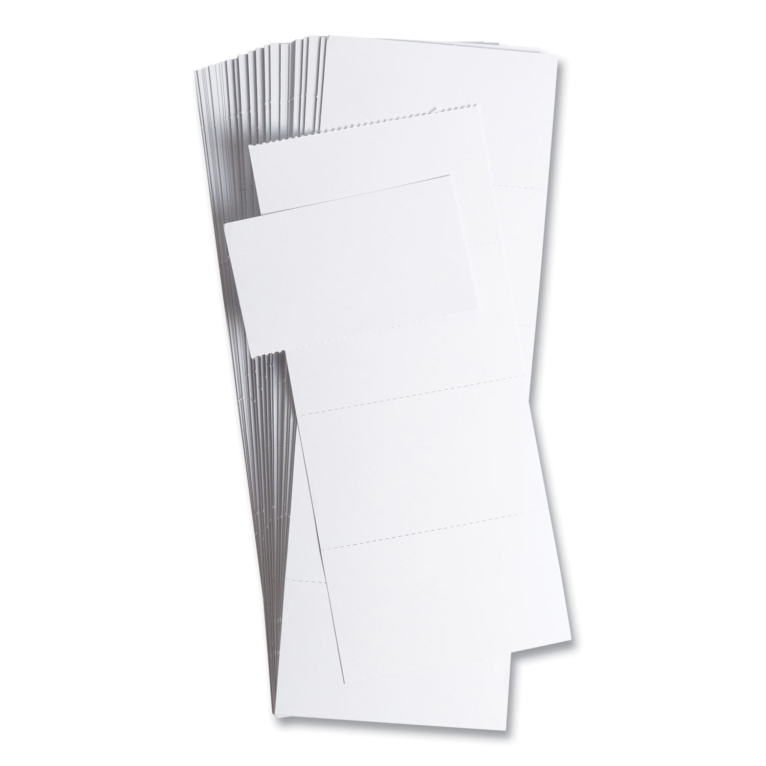 Data Card Replacement Sheet, 8.5 x 11 Sheets, Perforated at 1, Assorted,  10/Pack - Reliable Paper