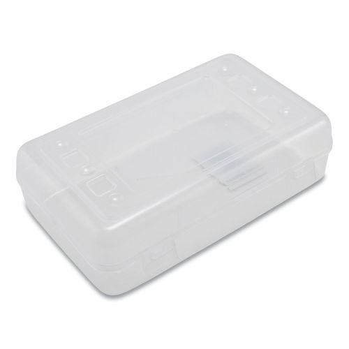 Gem Polypropylene Pencil Box with Lid by Advantus AVT34104