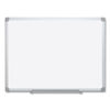 BVCMA2700790 - Earth Silver Easy-Clean Dry Erase Board, Reversible, 72 x 48, White Surface, Silver Aluminum Frame