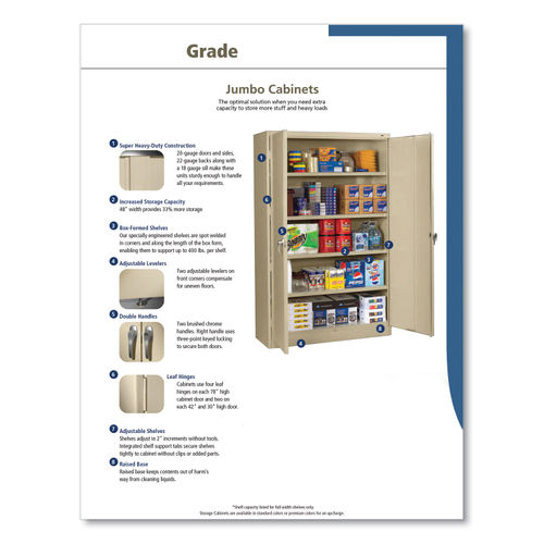 Tennsco - Storage Made Easy - Standard Assembled 18 Deep Under