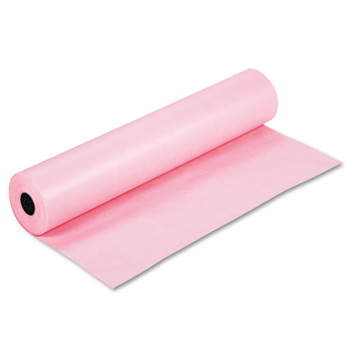 Pacon Rainbow Duo Finish Kraft Paper Roll 36 x 1000 Pink - Office Depot