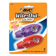 BIC® Products WOTAP1SGK BIC® Wite-Out® Brand EZ Correct™ Pink Ribbon Correction  Tape, 1/6 x 472, Pink Ribbon Dispenser