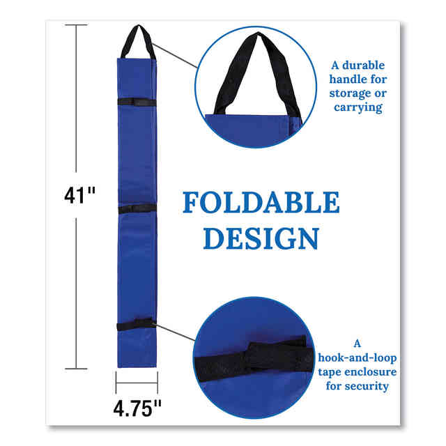 Border Storage Pocket Chart, Blue/Clear, 41 Border Storage Pocket Chart, Blue/Clear, 41