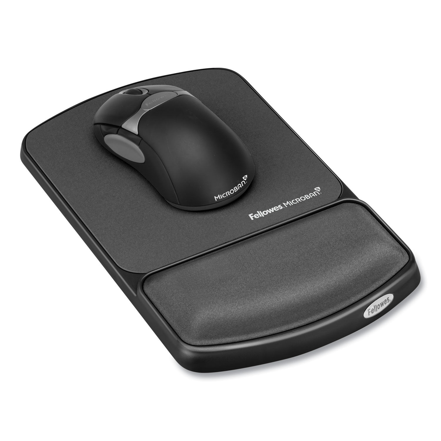 Mouse Pad with Wrist Support with Microban Protection by Fellowes®  FEL9175101 