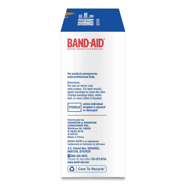 Band-Aid Flexible Fabric, Assorted Adhesive Bandages Family Pack, 50 Count