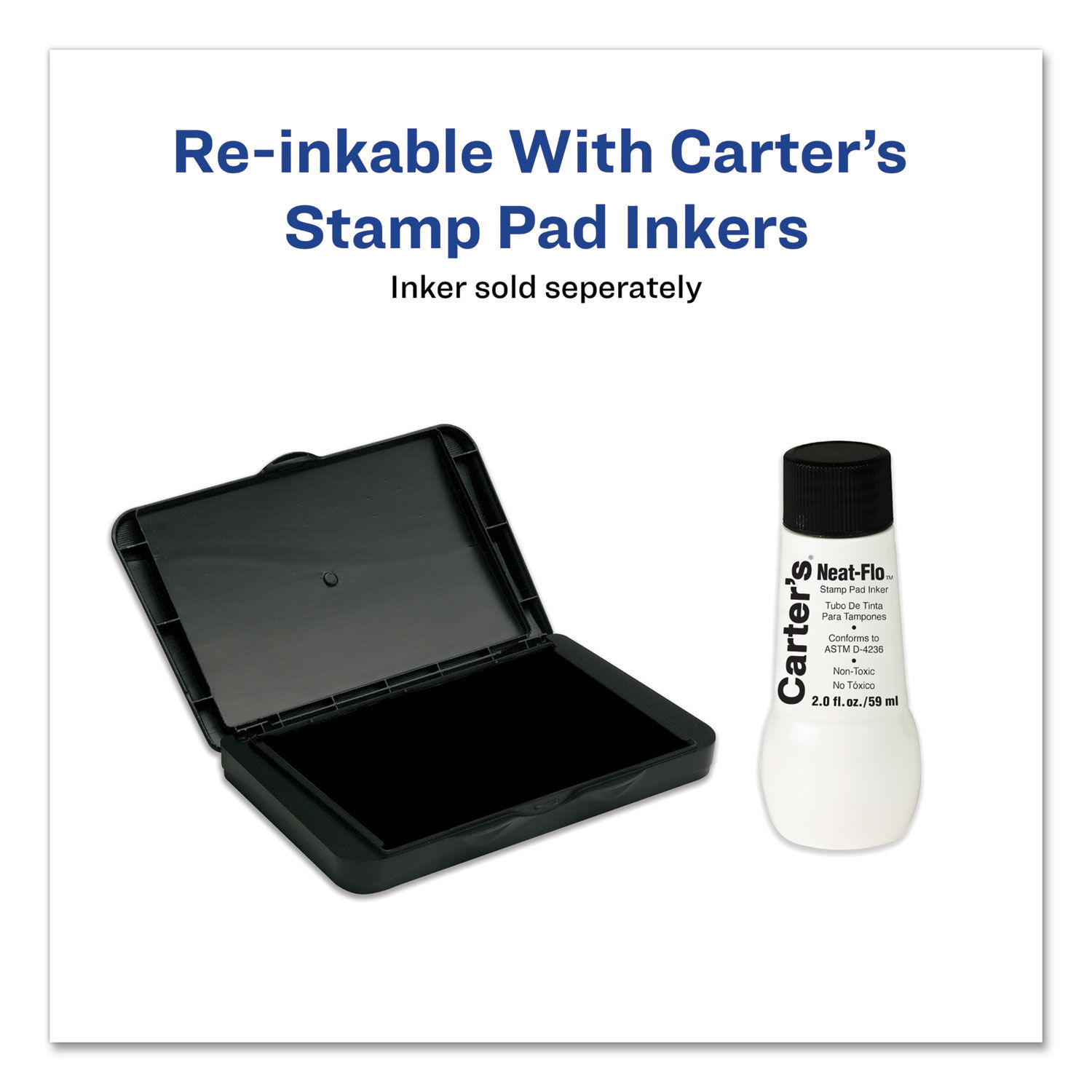 Carter's Pre-Inked Foam Stamp Pad - AVE21371 