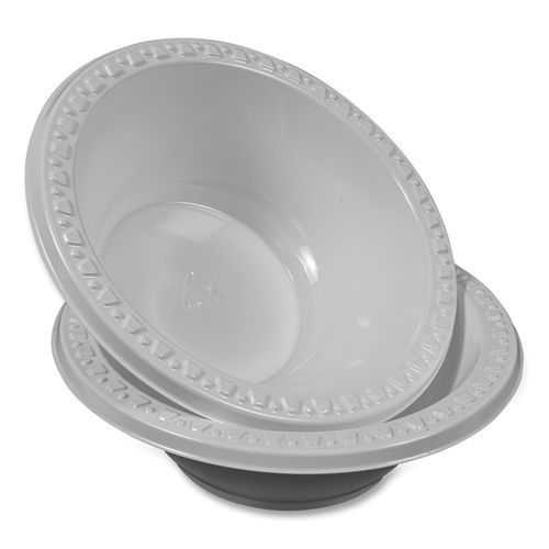 Tablemate Plastic Dinnerware Bowls 5 oz. White 125/Pack