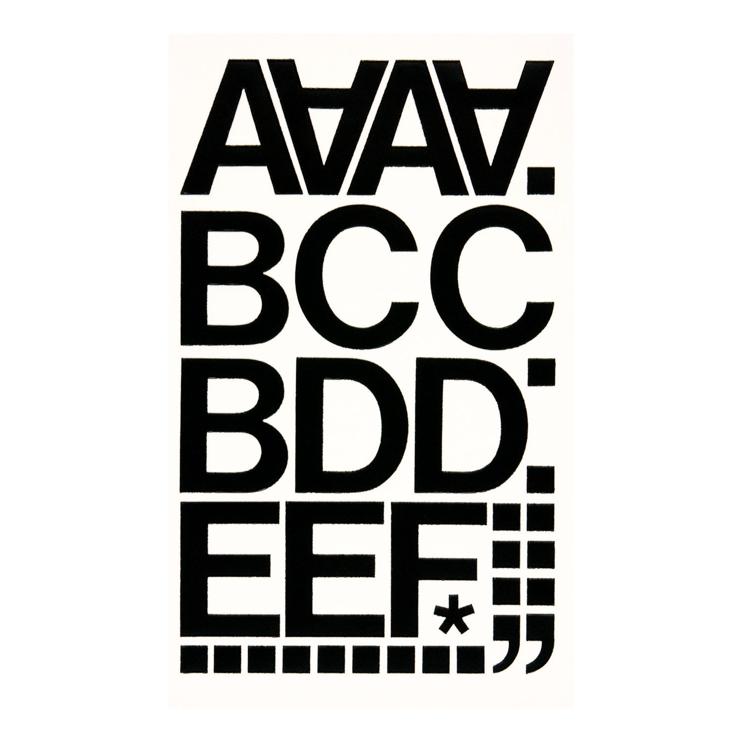 PressOn Vinyl Letters and Numbers by Chartpak® CHA01050