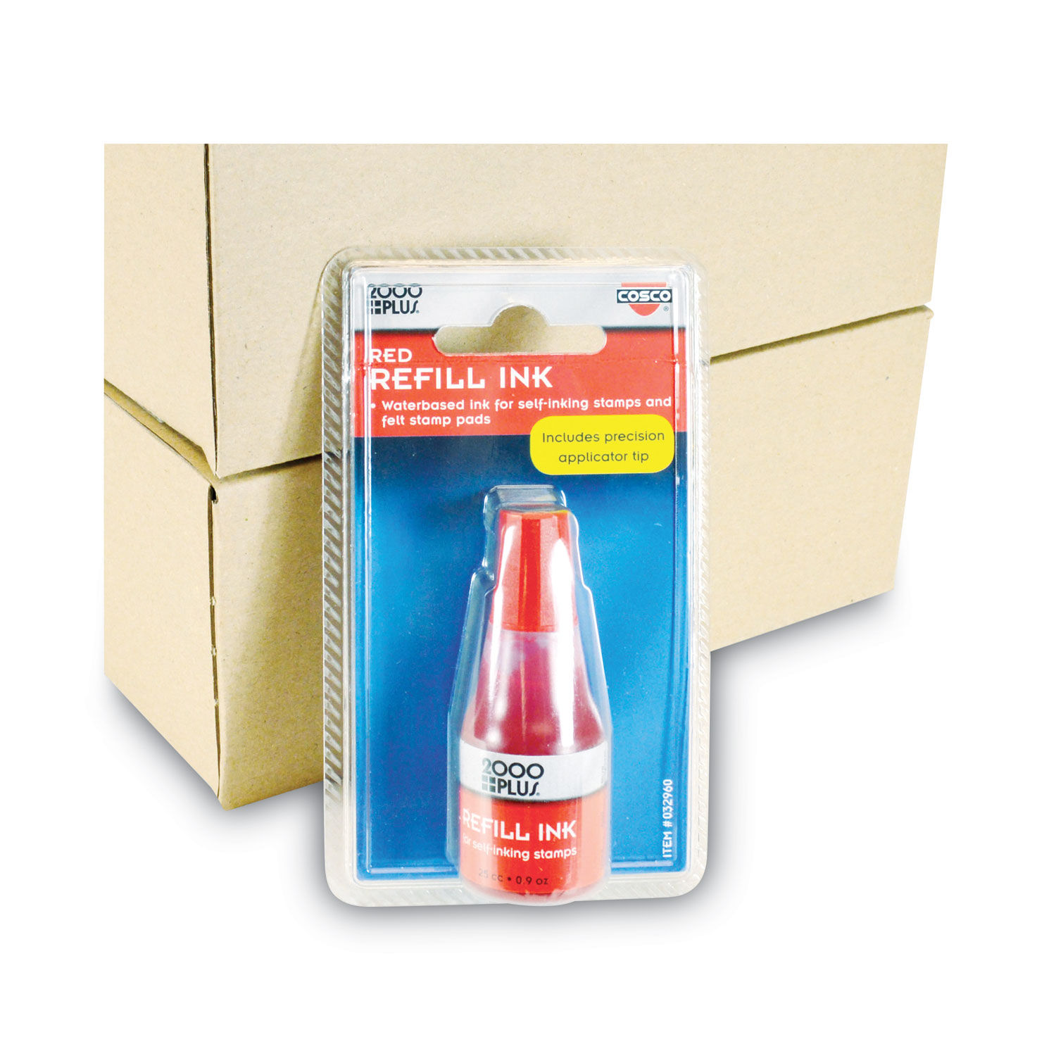 Brother 20CC Stamp Refill Ink Bottle in Red, Green, Black or Blue Ink