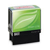 COS098368 - Green Line Message Stamp, Entered, 1.5 x 0.56, Red