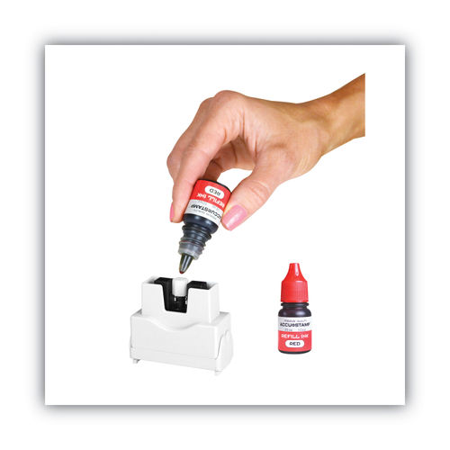 Cosco AccuStamp 090683 0.35 oz. Red Ink Stamp Gel Refill