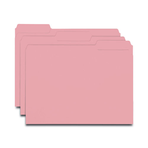 Pendaflex Pastel Color File Folders 1/3 Cut Top Tab Letter Assorted 100/Box