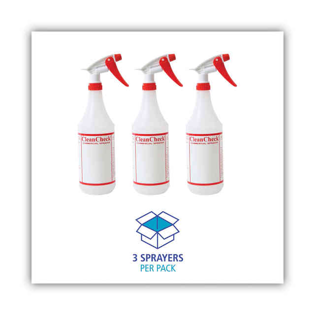 32 oz. Spray Bottles with Trigger Sprayer HDPE Plastic (4-Pack)