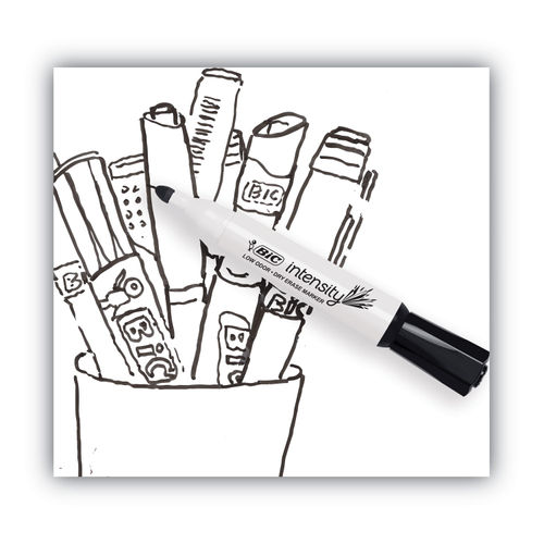  BIC BICGDEM11BE Great Erase Grip Dry Erase Markers