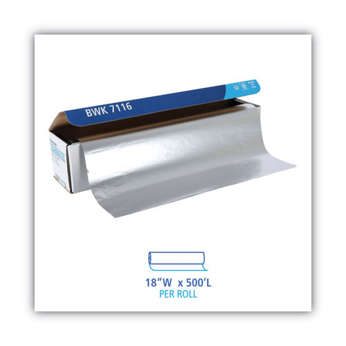 Boardwalk 12.81 in. x 20.75 in. Silver Disposable Aluminum Steam