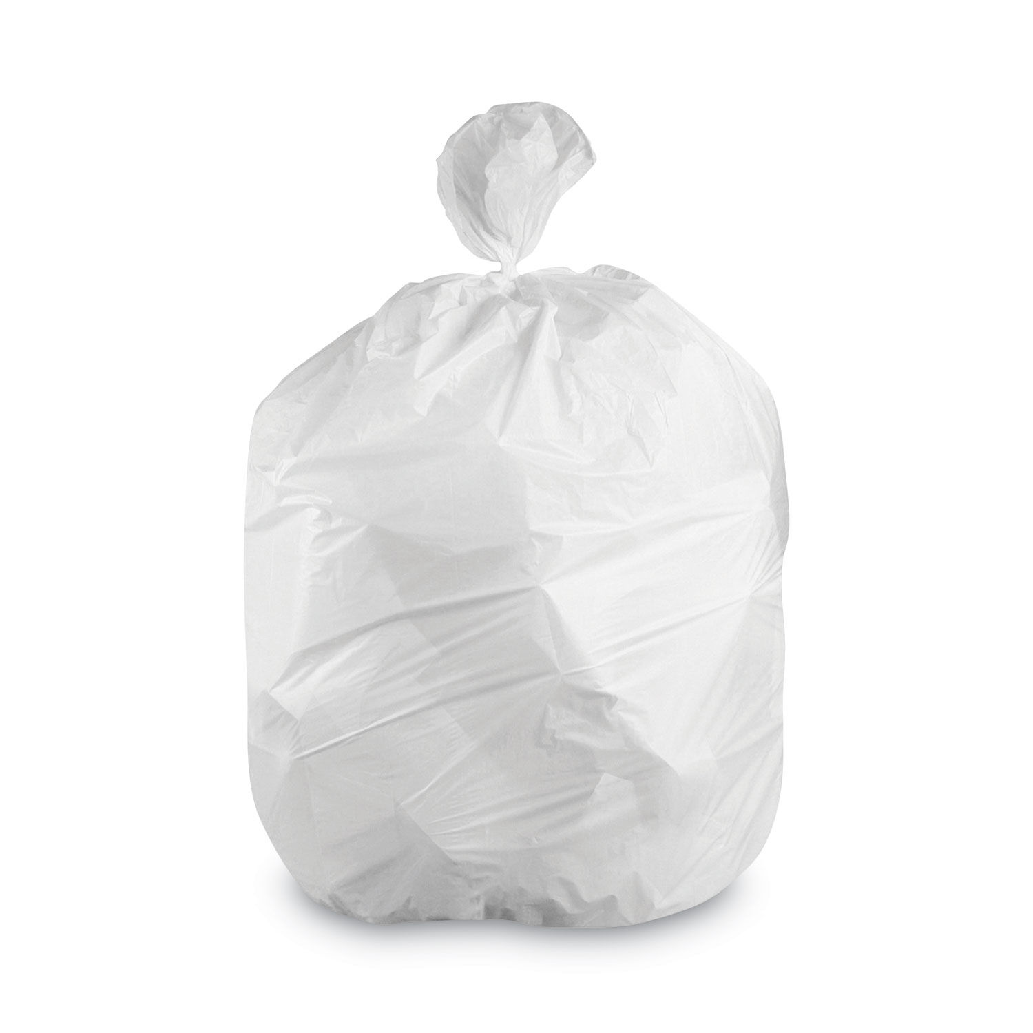 55-60 Gallon Clear Trash Bags 38x63 2.7 Mil 50 Bags