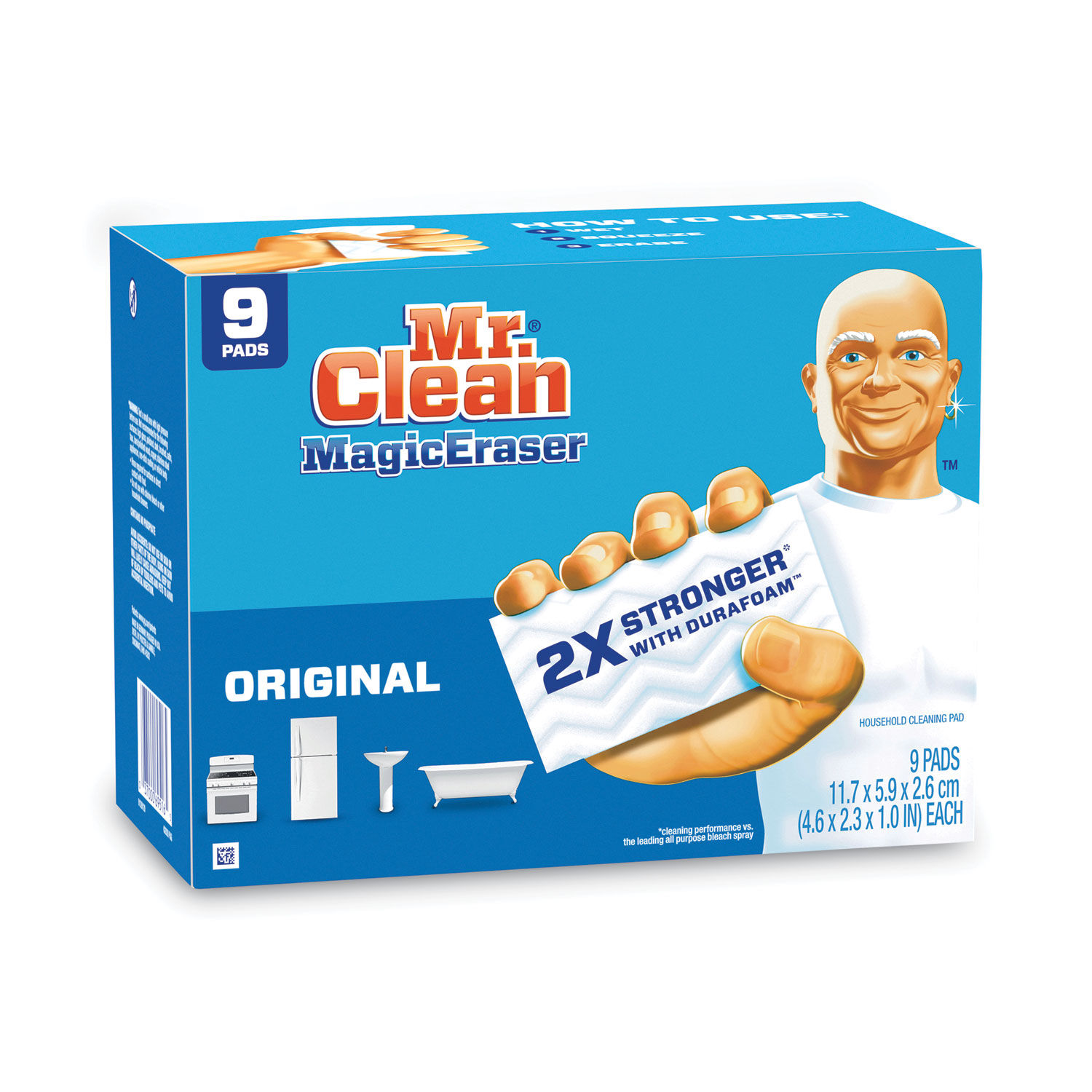 Mr. Clean Magic Eraser Extra Durable White Scouring Pad, 7/Pack