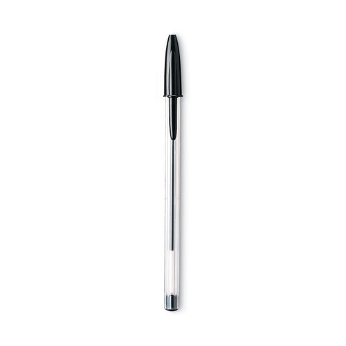 Bic Cristal Xtra Smooth Ballpoint Stick Pen Black Ink 1mm Medium Dozen  Ms11bk : Target