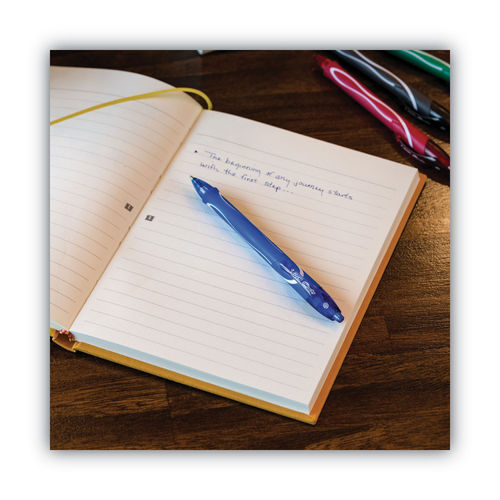  Bic Gelocity Quick Dry Blue Ink Pen 2 Pack : Office Products