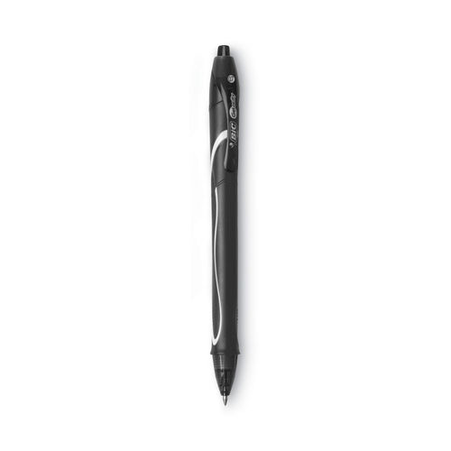 BIC Gel-Ocity Quick Dry Gel Pens, Medium Point Retractable (0.7mm), Black  Ink Gel Pen, 4-Count