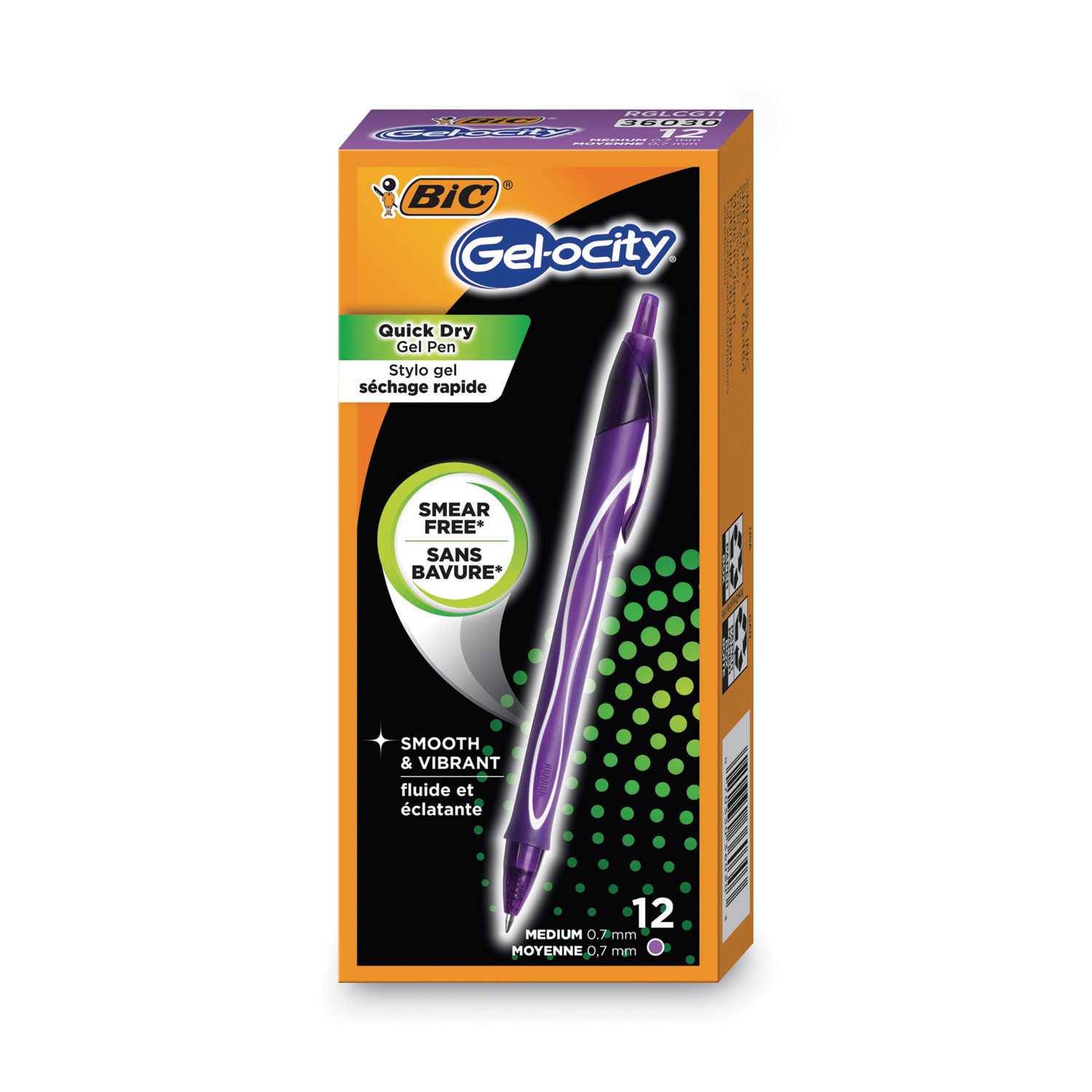 BIC Gel-Ocity Quick Dry - rose BIC