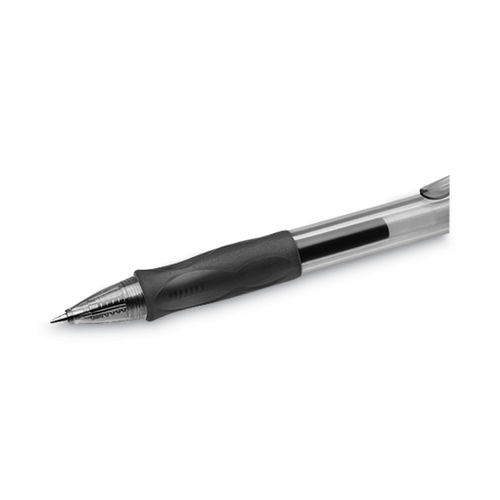 Bic Velocity Gel Retractable Refillable Black Pen, 2 Ea 