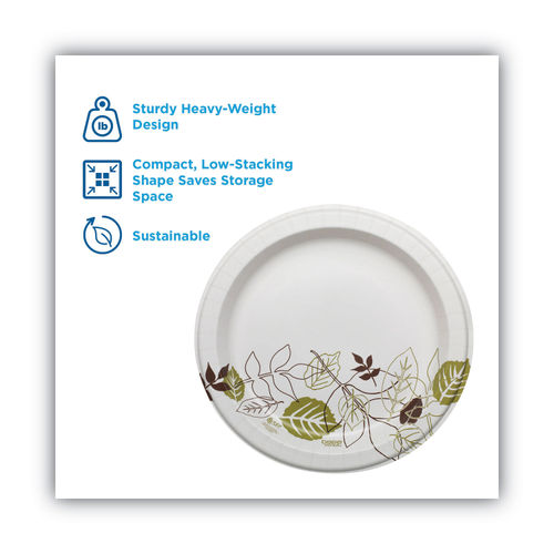 Dixie Paper Plates 9 in dia. White 4 Packs of 250 Plates Per Case