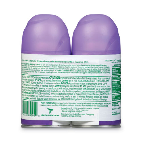 Air Wick Freshmatic Refill Automatic Spray, Lavender & Chamomile, 6.17oz, Air  Freshener 