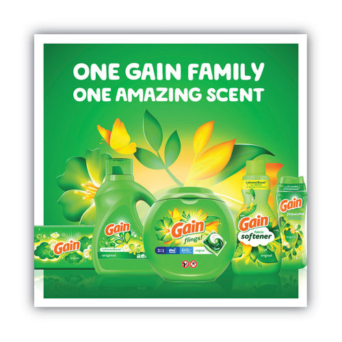 Gain Flings Detergent Pods, Original, 72/Container, 4 Container